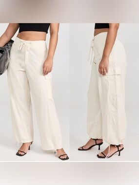 Good American Parachute Pants size Large